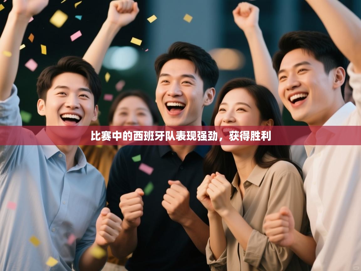 比赛中的西班牙队表现强劲，获得胜利  第2张